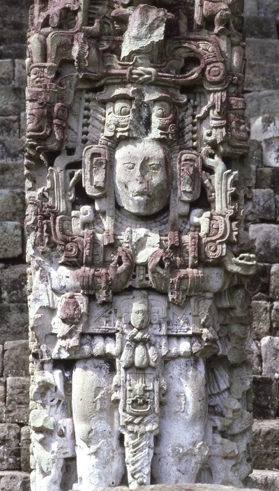 Estela N de Copán, Período Clásico Tardío, 764 d.C. de Mayan